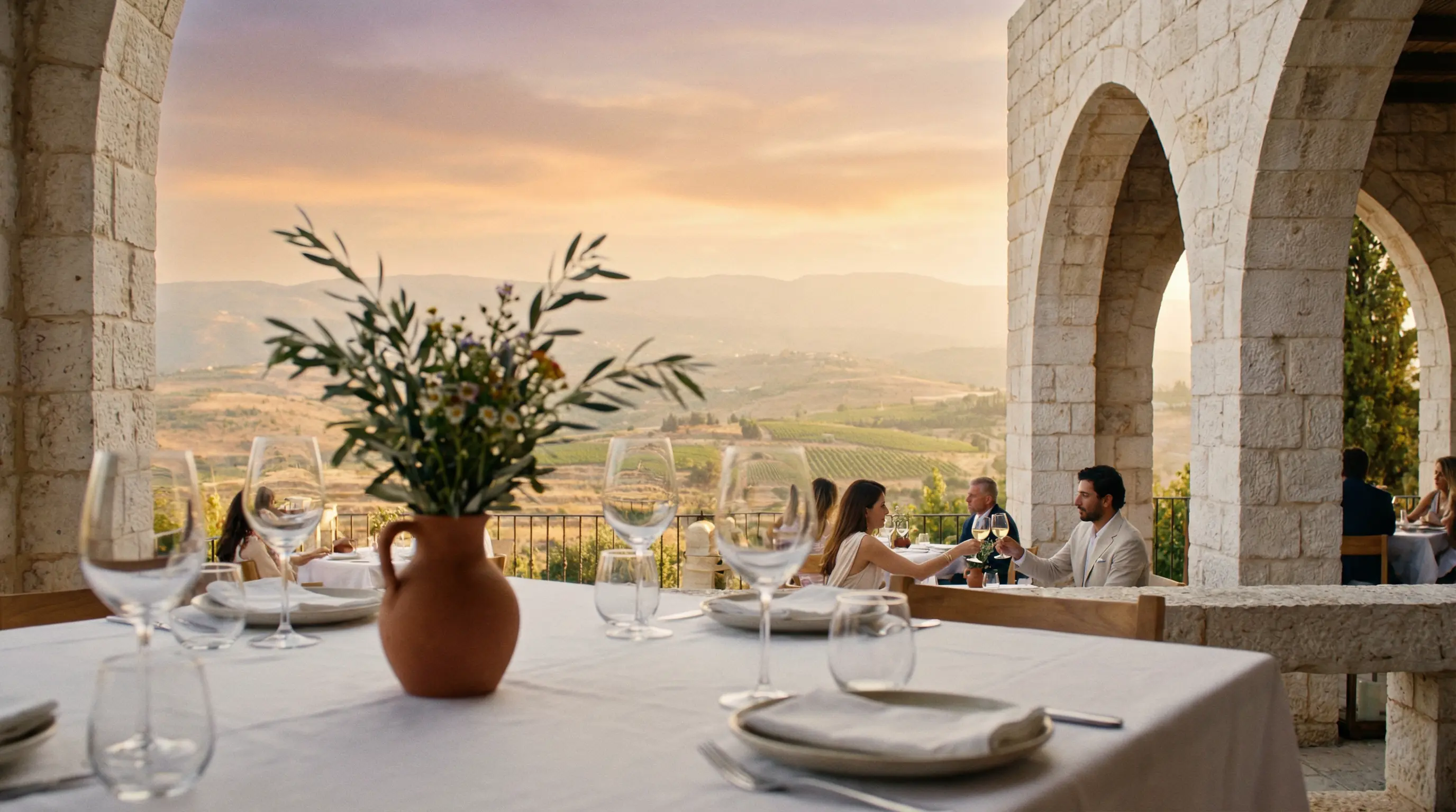 Carte du restaurant libanais Saydawi à Nice, section des hors-d'œuvre chauds